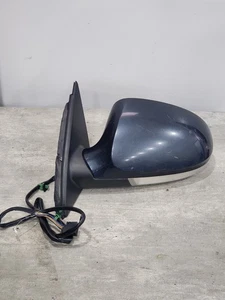2006-2010 Volkswagen VW Passat Left Driver Side Door Mirror OEM E1010781 Blue - Foto 1 di 8