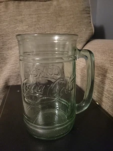Vintage COCA-COLA COKE grün Glas STEINBECHER mit Henkel  - Bild 1 von 10