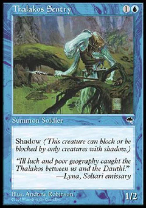 Thalakos Sentry - Light Play MTG Tempest - Image 1 of 1