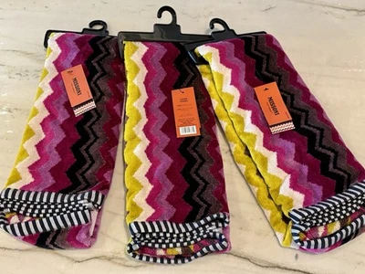 NWT Lot of (3) Missoni For Target PASSIONE Hand Towel - Set of Towels - HTF - Image 1 of 4