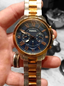 Herren Fossil Grant FS5024 Chronograph Roségold / Edelstahl - Bild 1 von 7