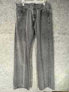 Vintage Levis 501 xx Jeans Mens 38x34 Gray Button Fly - Picture 1 of 9