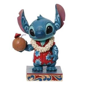 Figura Camisa Hawaiana Jim Shore Disney Traditions Stitch 5 Pulgadas - Imagen 1 de 5