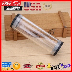 160x50mm PC Zbiornik chłodzenia wodą G1/4 Cylinder akrylowy Zbiornik na wodę do PC - Zdjęcie 1 z 8