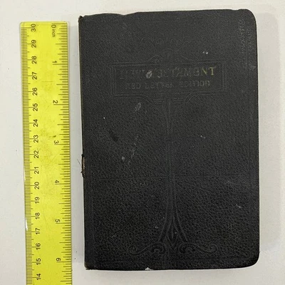 New Testament of Our Lord and Saviour Jesus Christ Red Letter Edition 1899 HC - Image 1 of 4