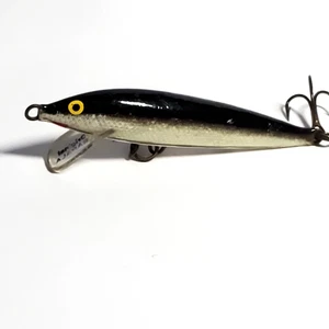 VINTAGE RAPALA FLOATING LURE IN ORIGINAL BOX. 7S MODEL HOPEA SILVER - Picture 1 of 10