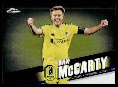Dax McCarty 2022 Topps Chrome MLS #176 Nashville SC 27340 Soccer Card - Image 1 of 2