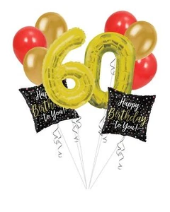 Ramo de globos Happy Birthday to You, globos de fiesta de cumpleaños (10 globos) - Imagen 1 de 1