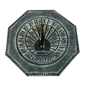 8" inch |Premium Scorpio Sundial Clock Design for Garden &Yard with Best Thought - Picture 1 of 7