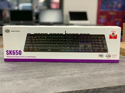 Cooler Master SK650 Mechanical Gaming Keyboard w/Cherry MX & RGB Low Profile  - Image 1 of 4