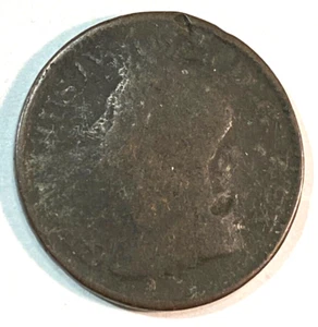 1822 Ireland Half Penny Original VG Details KM-150 2-Year type CHRC - Picture 1 of 2
