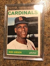 1964 Topps Baseball #460 Bob Gibson St Louis Cardinals HOF Vintage Card MLB