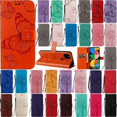 For Google Pixel 6 Pro 5A 4A 4 XL Magnetic Wallet Card Holder Leather Case Cover - Image 1 of 4