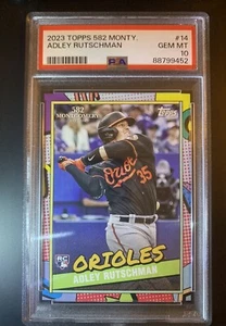 2023 Topps 582 Montgomery Club Set Adley Rutschman Rookie #14 PSA 10 GEM MINT - Picture 1 of 2