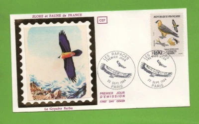 FDC 1984 - Vulture Bearded - Flora & Fauna from France ( Ref. 8289) - Image 1 of 2