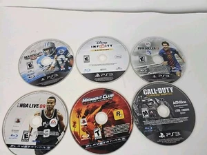 lot of 6 ps3 games disc only NOT WORKING PLEASE READ - Picture 1 of 2