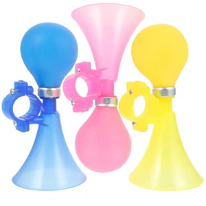 Easy to Remove Bike Air Horn Set Loud Handlebar Alarm 3PCS Random Color - Picture 1 of 12