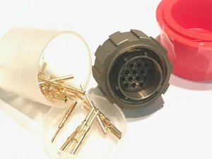 AMPHENOL PCL PATT 608 GRÖSSE 14 19-POLIGER STECKER C2560-14.19-MCBO (x1) AD1*7 - Bild 1 von 3