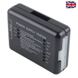 Computer ATX Power Supply PSU Tester with 20/24 Pin Case Power Supply Tester, UK - Photo 1/7