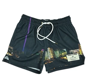 Pantalones Cortos de Lluvia Ryoko Para Hombre Medianos Malla Cordón Noche Ciudad Hechos en EE. UU. - Imagen 1 de 12