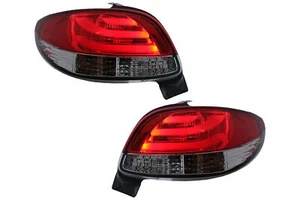 Feux arrière LED pour Peugeot 206 Berline 3 / 5 Portes 1998-2004 Rouge Blanc - Imagen 1 de 12
