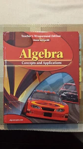 Glencoe McGraw Hill Algebra Textbook Teacher's Edition Homeschool - VGC! - Foto 1 di 3