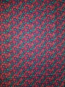 VINTAGE DIZZY DAISY DAISY KINGDOM FLOWER COTTON FABRIC 1 YARD 11" PIECE X 44 - Picture 1 of 2