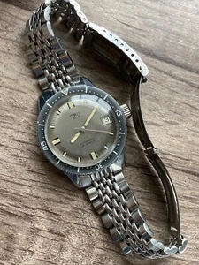 Oris Star 1965 Vintage Men's Dive Watch, Ghost Bezel, Steel Bracelet - Picture 1 of 1