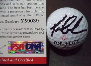 Pelota de golf Tom Lehman ganador del 5 tiempos autógrafo firmada Top Flite certificado de autenticidad PSA/ADN  - Imagen 1 de 5