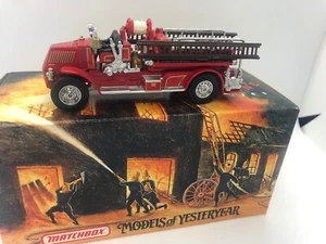 MATCHBOX 1920 MACK AC FIRE ENGINE #YFE01 MODELS OF YESTERYEAR - Picture 1 of 12