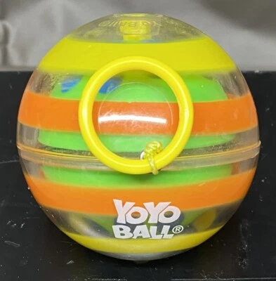 Vintage 2003 YOYO Ball Big Time Toys LLC Orange Yellow Green - Image 1 of 4