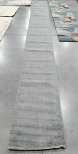 GREY 2'-3" X 22' Back Stain Rug, Reduced Price 1172710710 HIM610K-222 - Picture 1 of 4