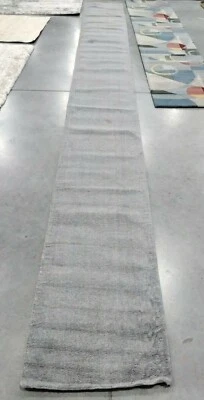 GREY 2'-3" X 22' Back Stain Rug, Reduced Price 1172710710 HIM610K-222 - Image 1 of 4