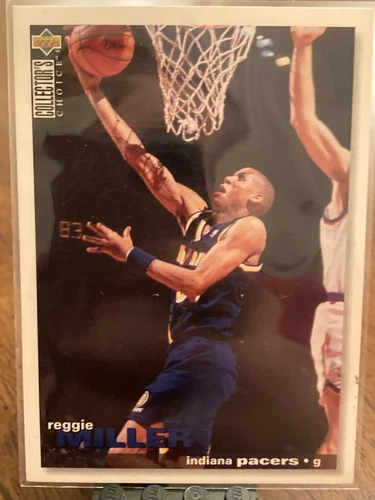 REGGIE MILLER 1995 COLLECTORS CHOICE PLAYER'S CLUB PLATINUM INDIANA PACERS #157