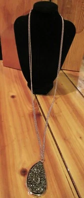 Collar Colgante Lágrima 34" Largo BCBGeneración Tono Cobre Metal Multi Cadena Foto 1 de 4