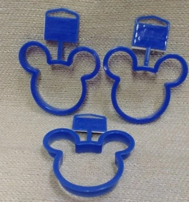 36pc Brand New Wilton Mickey Mouse Blue Silhouette Cookie Cutter 180514 - Image 1 of 3