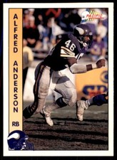 1992 Pacific Alfred Anderson Football Cards #511