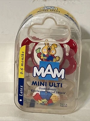 VINTAGE MAM ULTI LATEX MINI  0-6 months NEW RARE - Image 1 of 4