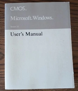 CMOS Microsoft Windows 3.1 Users Manual - Bild 1 von 4