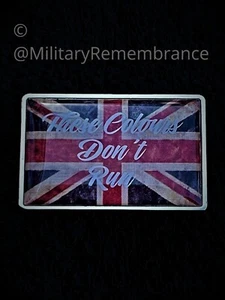 Union Jack 'These Colours Don't Run' Lapel Pin (C93) - Picture 1 of 2