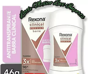 Antitranspirante en Crema Rexona CLINICAL Clean 58grms 96hrs