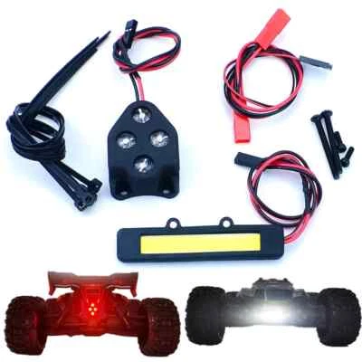 LED Scheinwerfer Rücklichtset Für 1/8 Traxxas Sledge 4WD Monster RC LKW Auto - Bild 1 von 4