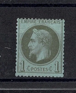 FRANCE STAMP TIMBRE YVERT 25 " NAPOLEON III 1c BRONZE 1870 " NEUF xx TTB X999C - Imagen 1 de 2