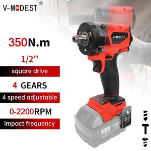 Se adapta a Milwaukee M18 Combustible 18V Batería Sin escobillas Inalámbrica 1/2" Llave de Impacto 4 Velocidades - Imagen 1 de 11