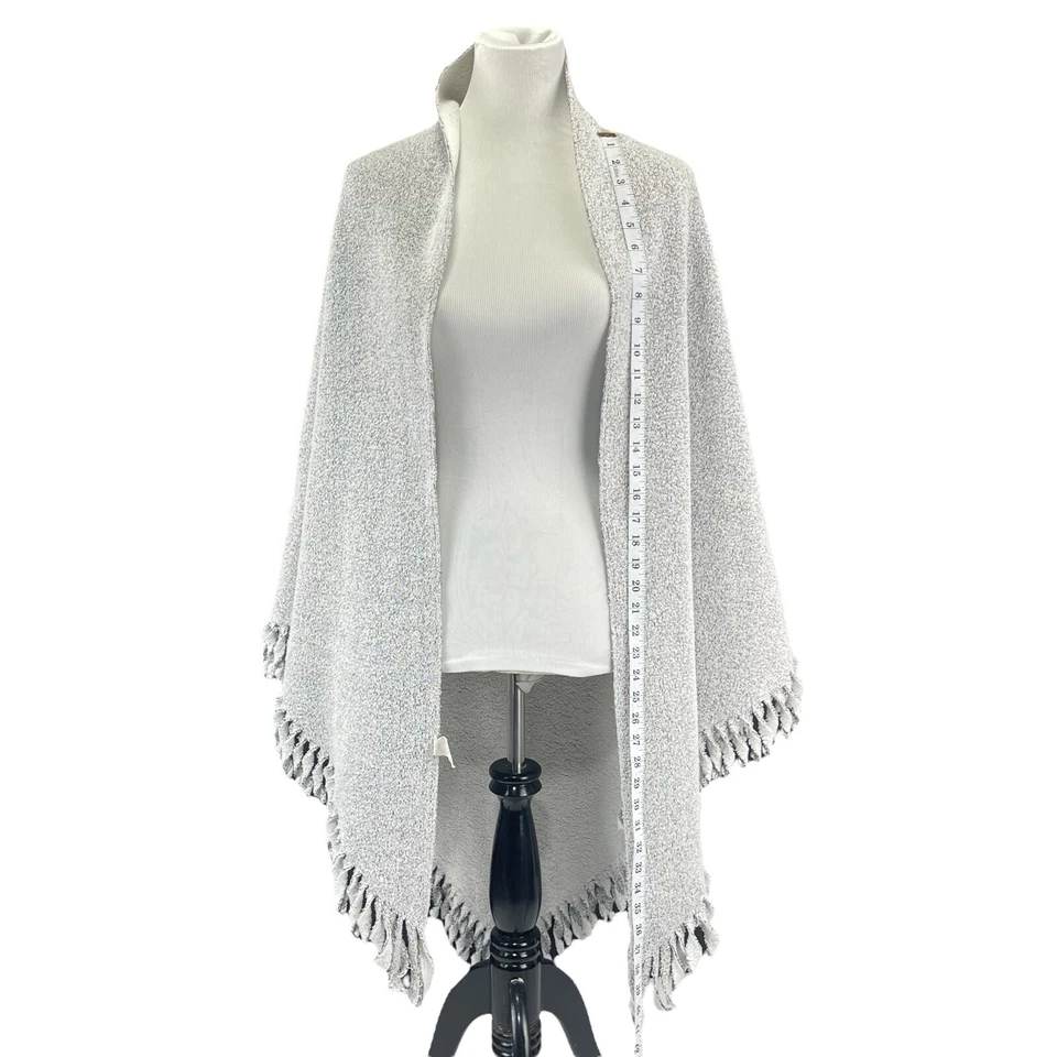 De colección Jerez Nikka Envoltura Sherpa Vellón Forrado Gris Suave Diseñador ¡Noches de Verano! Foto 1 de 4