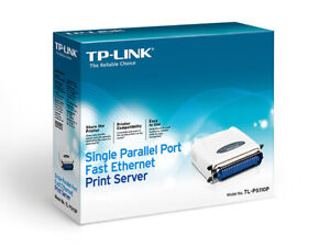 TP-LINK - TL-PS110P - Single Parallel Port Fast Ethernet Print Server NEW