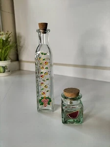 Bottigliette in vetro decorative porta caffè/liquore - Foto 1 di 9