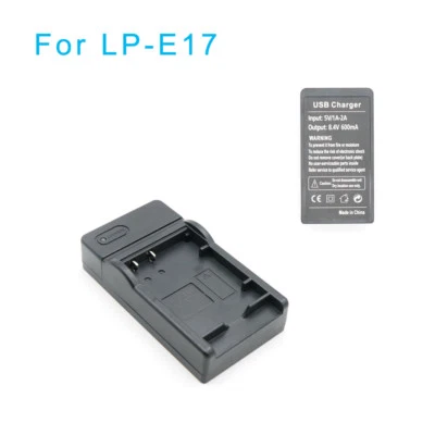 Digital USB Camera Battery Charger For Canon LP-17 EOS M3 EOS 750D EOS 760D Top - Image 1 of 4