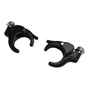 2x Detach Quick Release 49mm Windshield Clamps Fit For Harley Dyna 2006-2017 - Picture 1 of 13