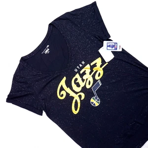 Camiseta Utah Jazz Mujer Oficial NBA nba4her Azul Dorado Brillante Talla L - Imagen 1 de 7